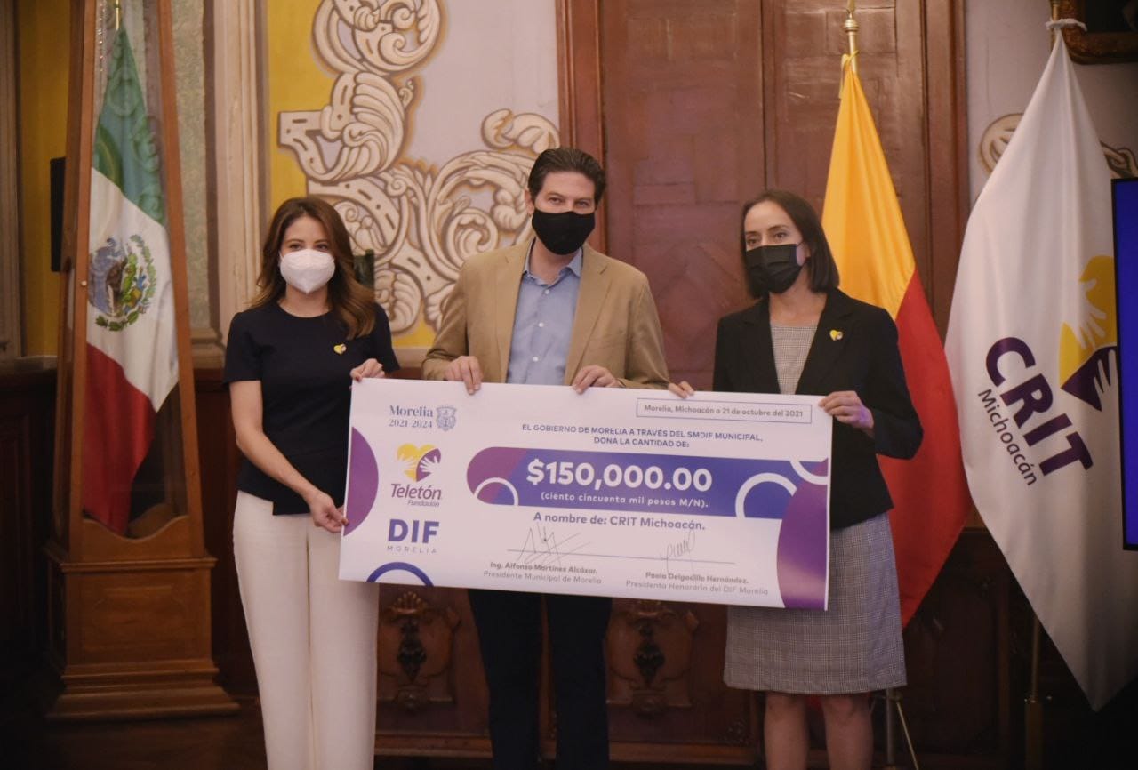 Se suma Gobierno de Morelia a colecta Teletón 2021