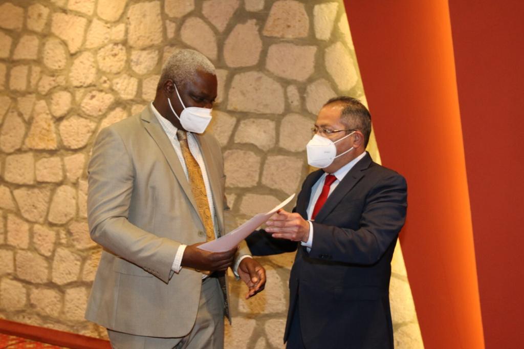 José Luis Téllez asistió a la reunión que convocó el Gobernador de Michoacán Alfredo Ramírez Bedolla y la Secretaria del Migrante en Michoacán