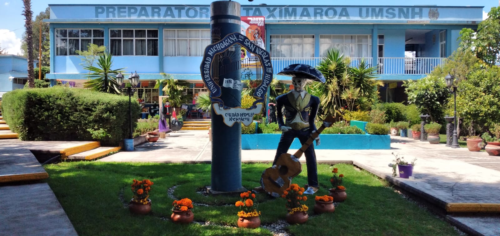En Prepa Taximaroa fomentan tradiciones culturales de Día de Muertos