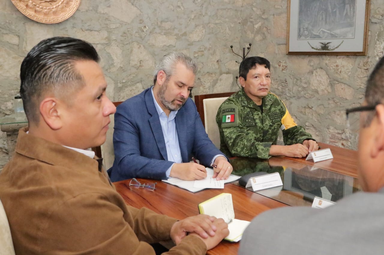 Gobernador Alfredo Ramírez instala Mesa para construcción de la paz en Michoacán.