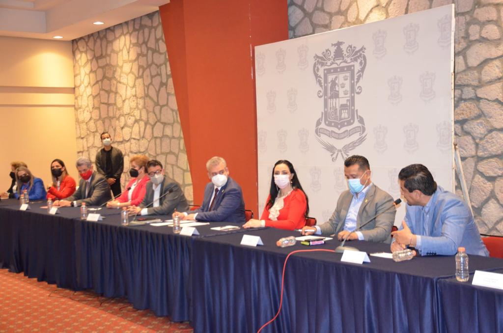 Autoridades y dirigencia priista comprometen trabajo coordinado e institucional por los michoacanos.