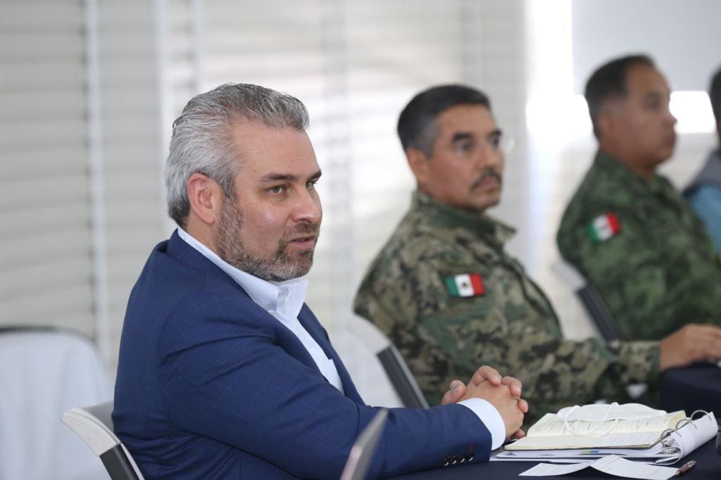 Instala gobernador Alfredo Ramírez Bedolla la Mesa de Seguridad en Región Oriente.