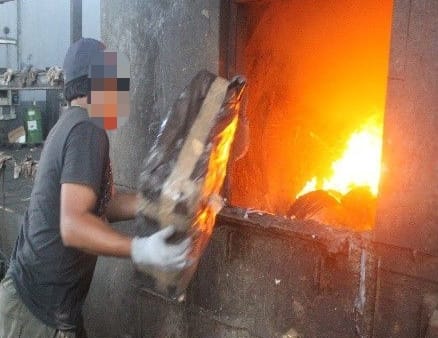 FGR INCINERA MÁS DE 16 TONELADAS Y MÁS DE 24 MIL LITROS DE PRECURSORES QUÍMICOS Y NARCÓTICOS.