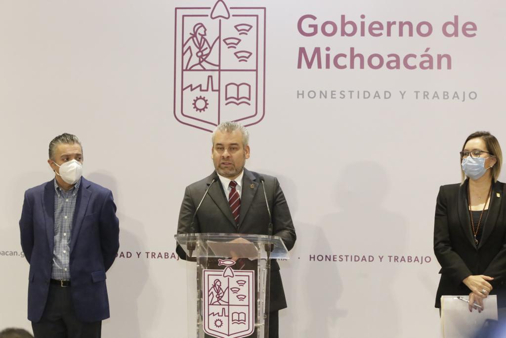 Ya no hay más deuda con el magisterio; gobierno de Bedolla paga salarios y bonos.