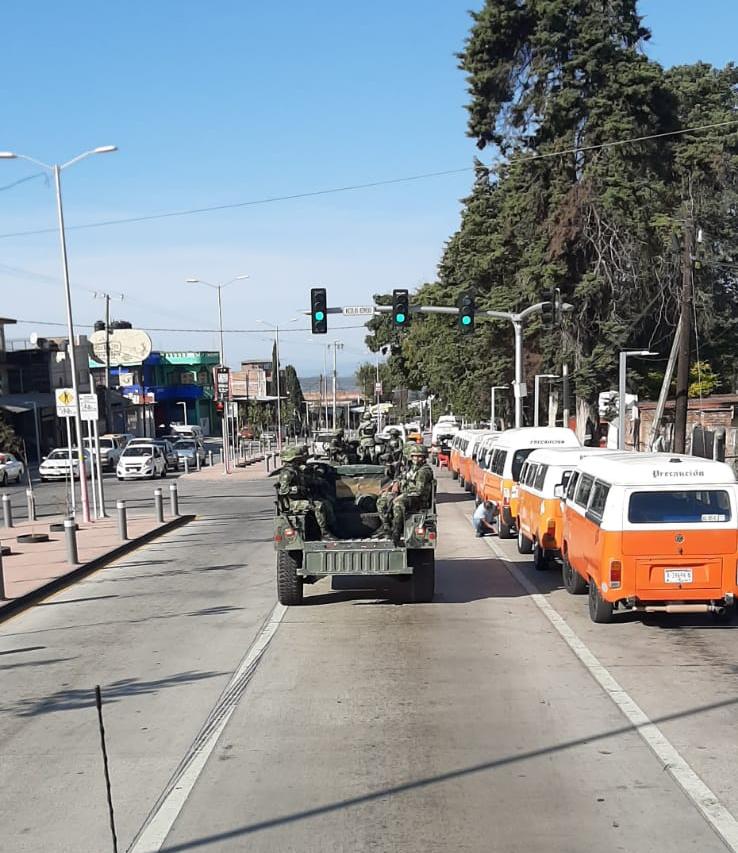 Autoridades de los tres niveles de gobierno realizan operativos de seguridad en el municipio