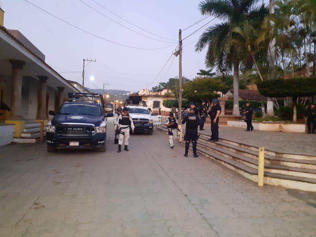 SSP, Sedena, GN, y FGE fortalecen los esquemas de seguridad en Chinicuila