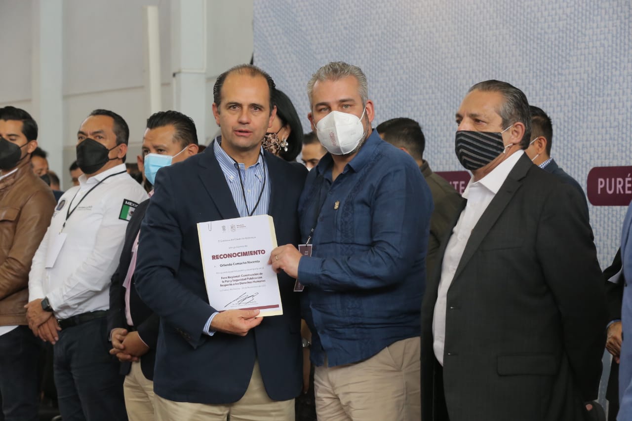 Gobierno de Michoacán y Fiscalía General del Estado firman convenio por la seguridad y justicia