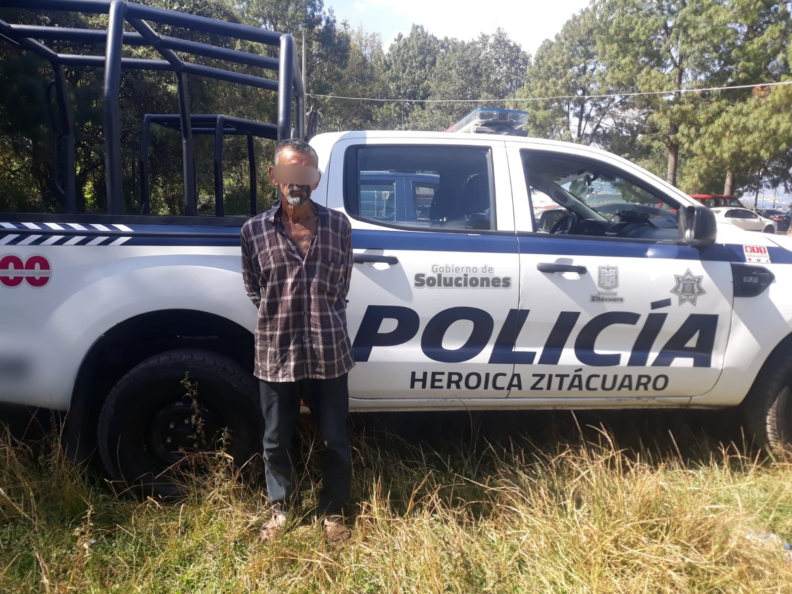 Sujeto detenido por robo