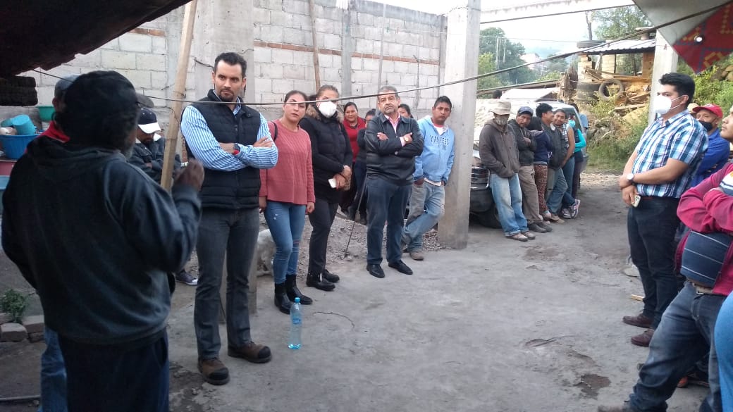 Diputado Local Felipe de Jesús Contreras Correa visita el municipio de Hidalgo.
