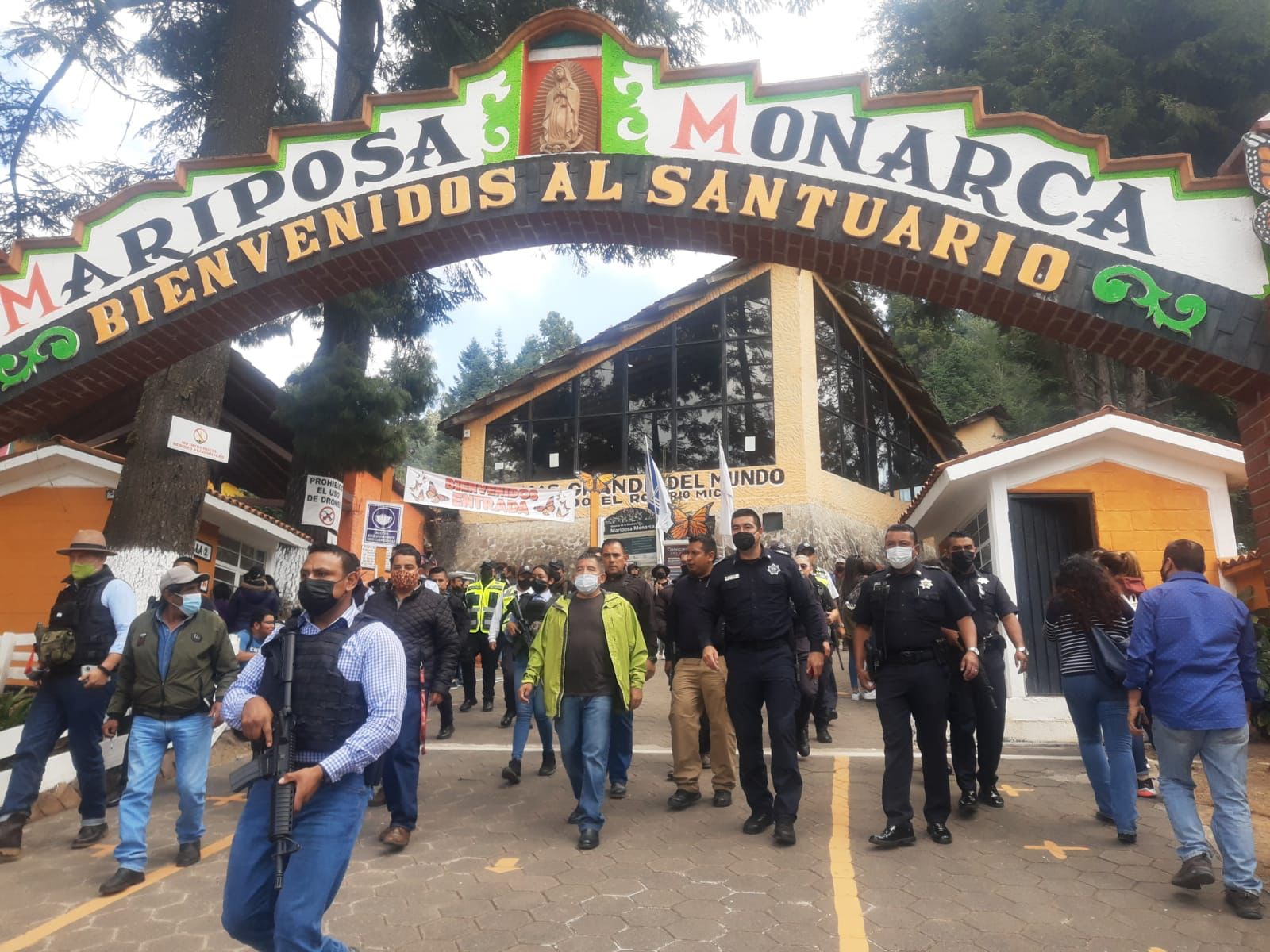 Supervisa Ortega Reyes operativo en la Biósfera de la Monarca.