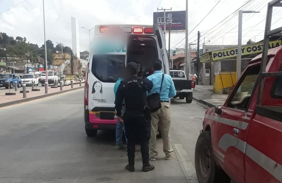 Atiende SSPM percance vehicular