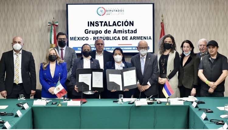 BERENICE JUÁREZ FORTALECERÁ LAS RELACIONES ENTRE MÉXICO Y LA REPÚBLICA DE ARMENIA