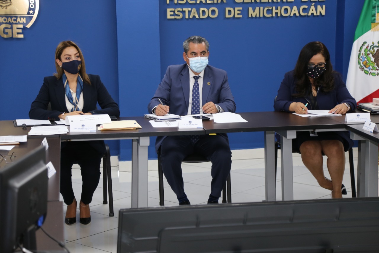 Acuerdan FGE y Poder Judicial de Michoacán, trabajo conjunto para la procuración e impartición de justicia