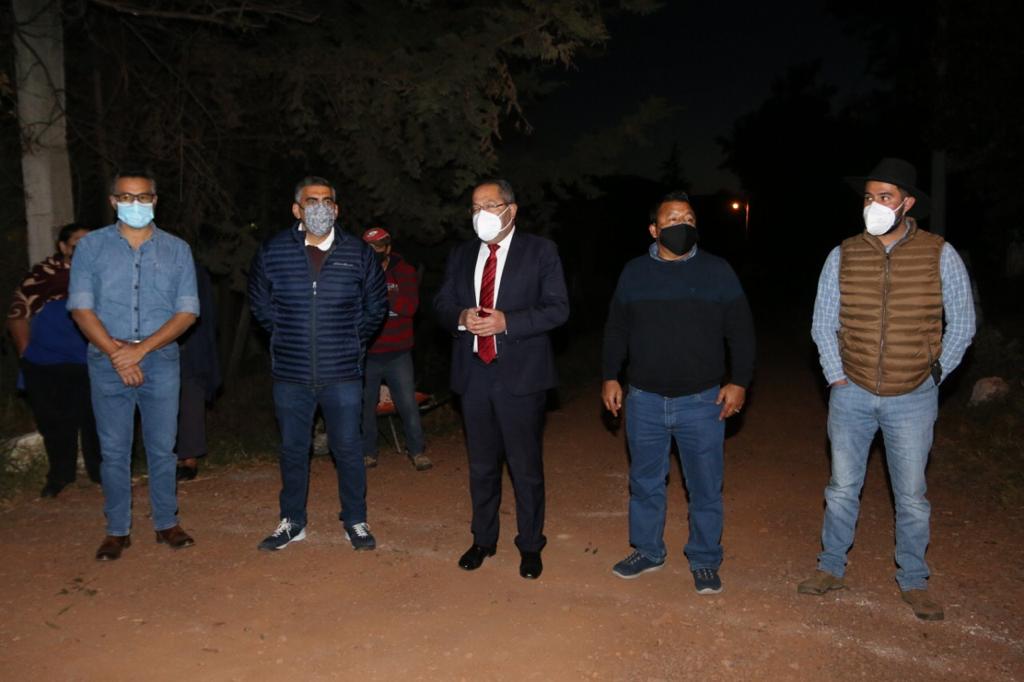José Luis Téllez visitó la localidad de San José Irapeo para conocer las necesidades de sus habitantes