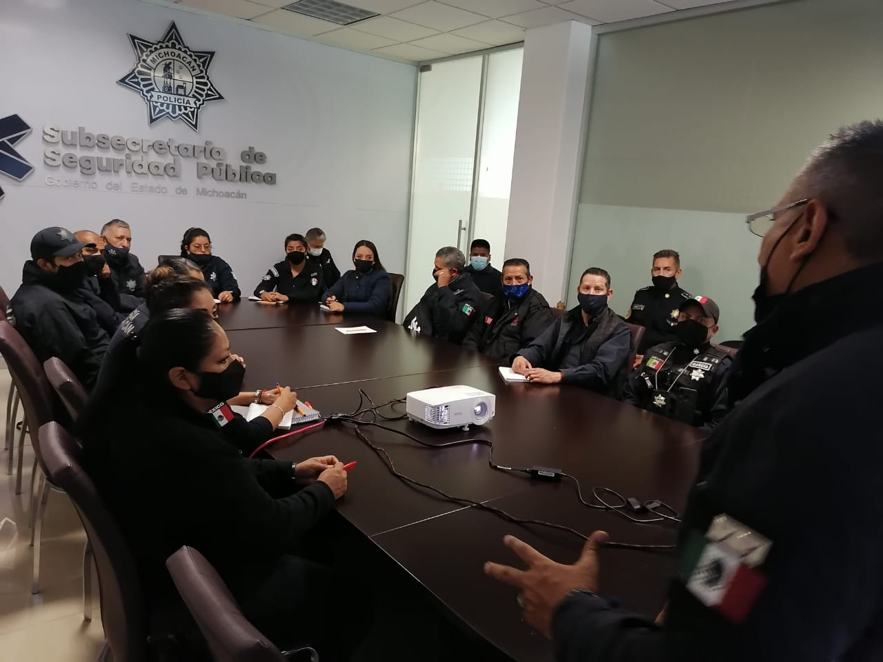 SSP capacita 55 elementos en Política de Persecuciones