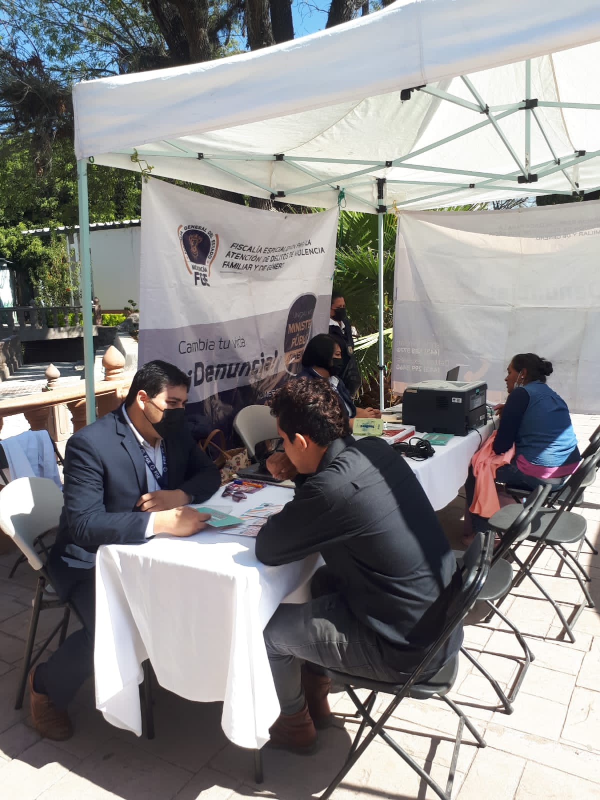 Con MP Itinerante, acerca Fiscalía General sus servicios al municipio de Maravatío