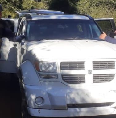 En acción operativa, SSP y GN detienen a dos en posesión de dos vehículos con reporte de robo