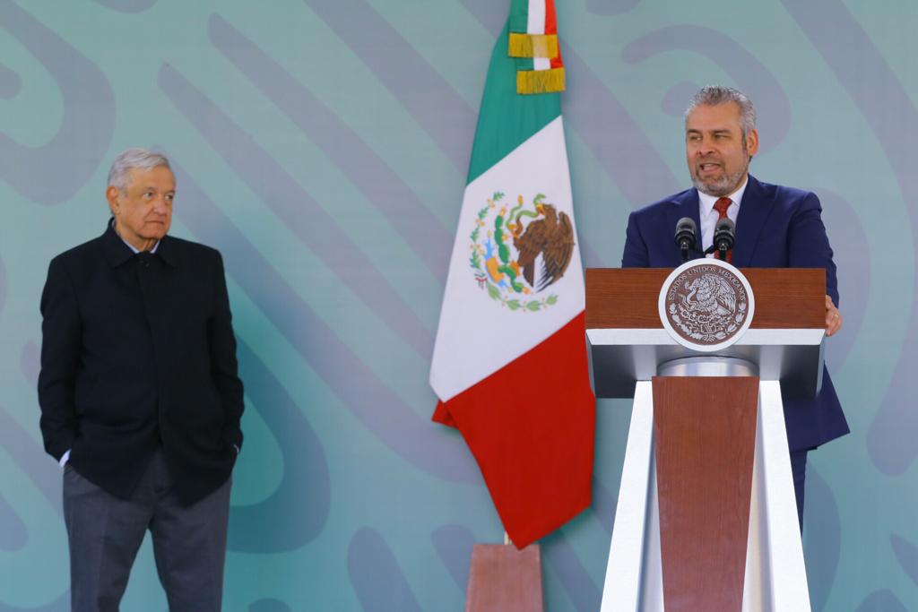 Los michoacanos no están solos, tenemos el respaldo del Gobierno de México: Bedolla.
