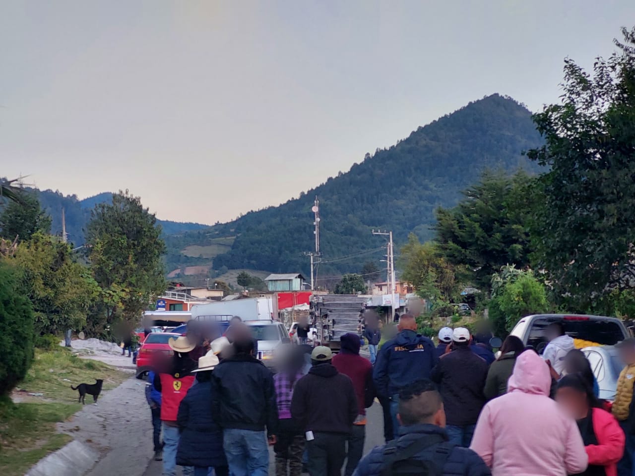 Atiende SSPM cierre carretero en Macho de Agua