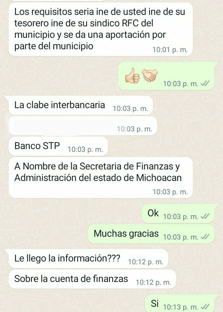 Vía WhatsApp, intentan defraudar a nombre de Secretaría de Finanzas y Administración de Michoacán.