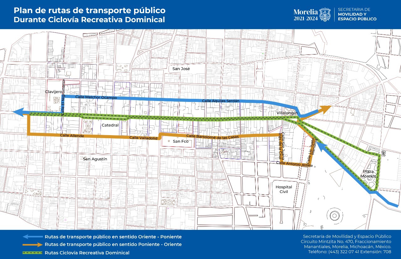 Gobierno Municipal anuncia pruebas en Ciclovía Dominical.
