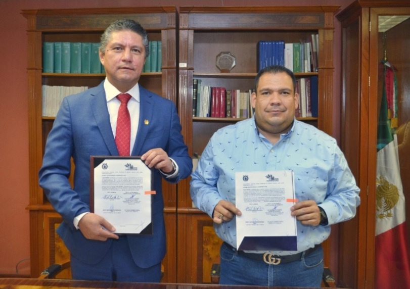 Gobierno de Tarímbaro firma convenio con UMSNH en materia de servicio social
