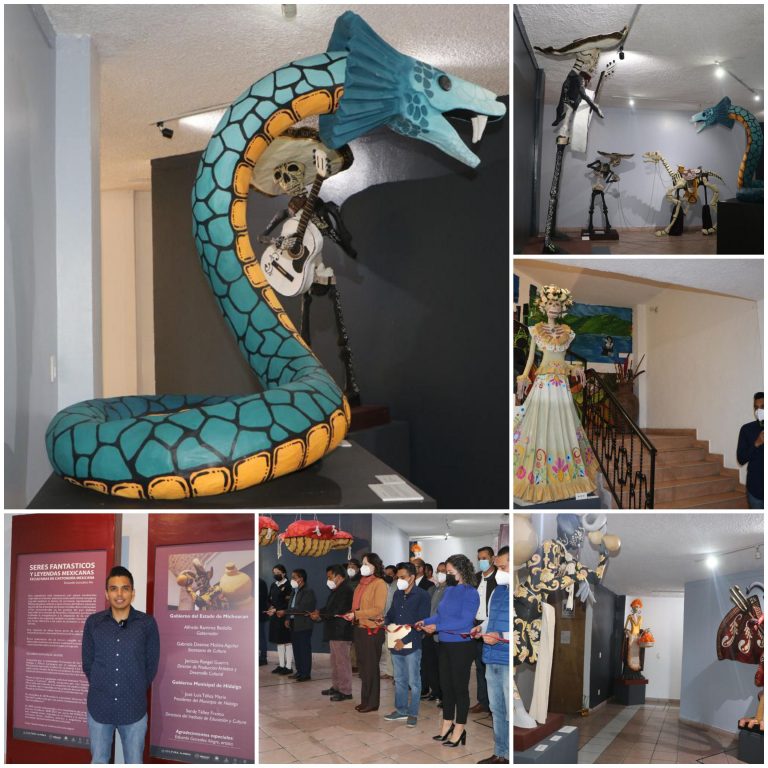 En la Casa de la Cultura la exposición “SERES FANTÁSTICOS Y LEYENDAS MEXICANAS – ESCULTURAS DE CARTONERÍA MEXICANA”