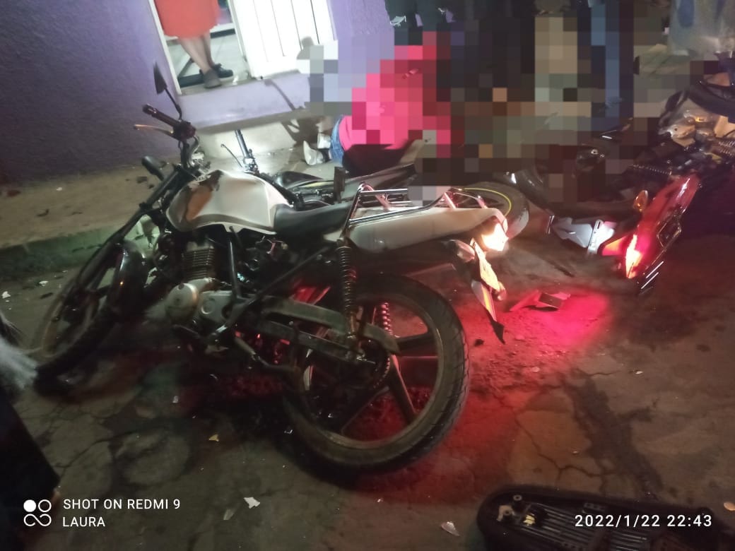 Cuatro personas resultaron lesionadas en accidente donde se vieron involucradas tres motocicletas
