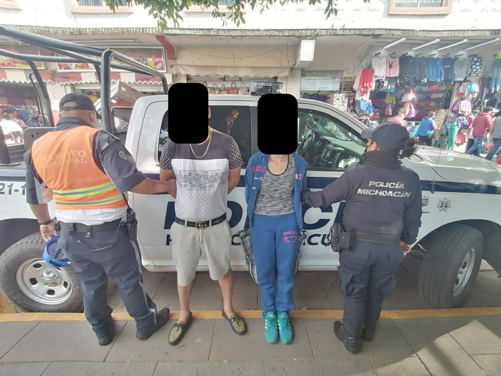Detiene la SSPM a pareja con billetes Falsos