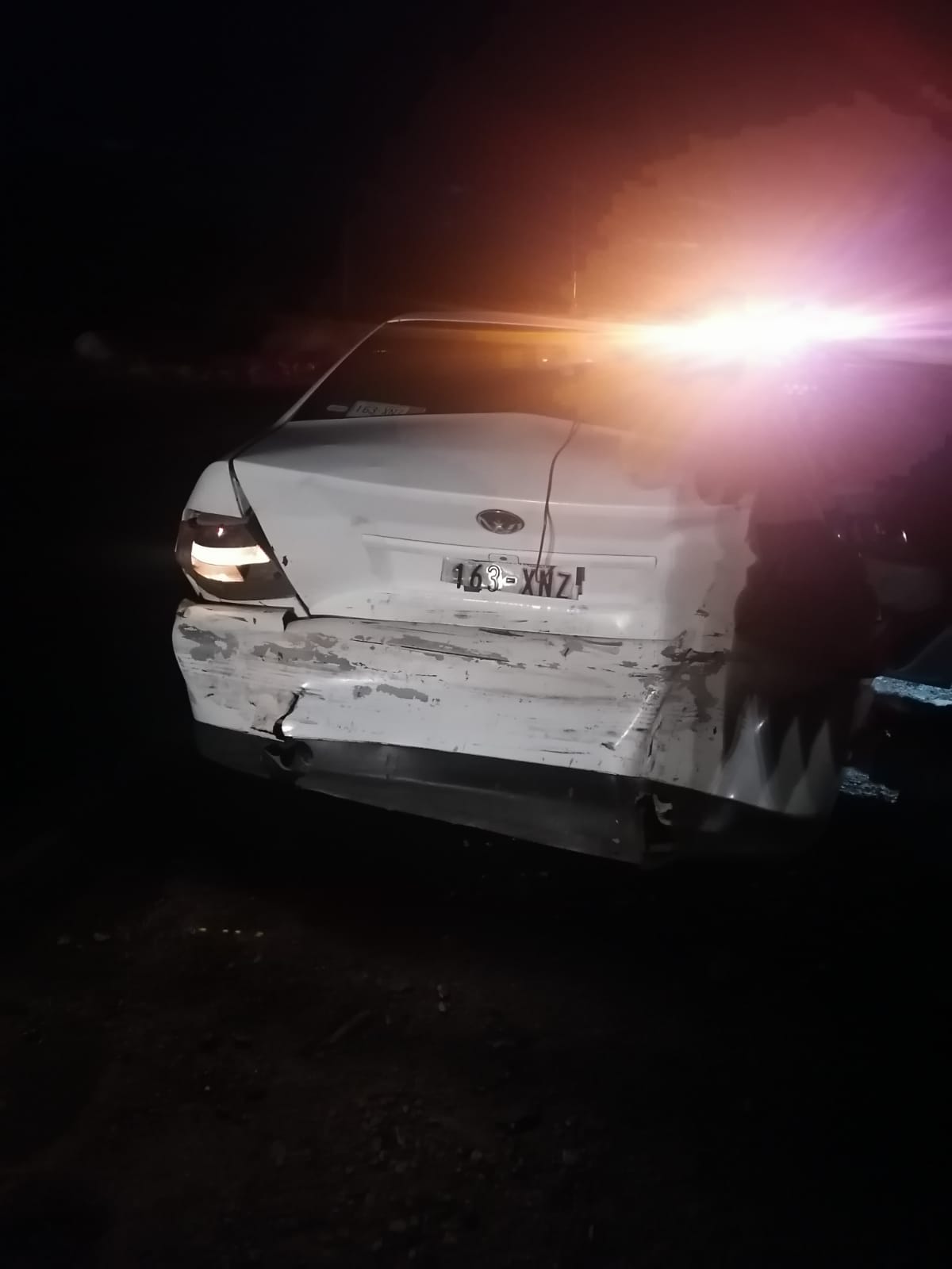 Una persona resultó lesionada en choque automovilístico en Cd. Hidalgo