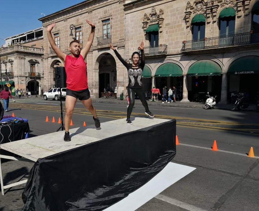 Realizan Imcufide y Mundo Fit activación física en Ciclovía
