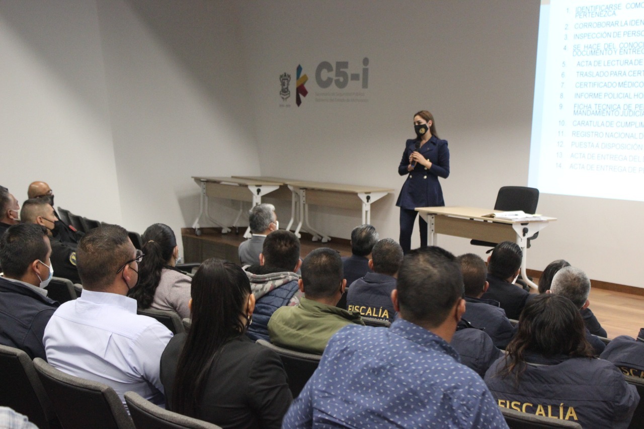 Capacita Fiscalía General a SSP en materia de ejecución de órdenes de aprehensión