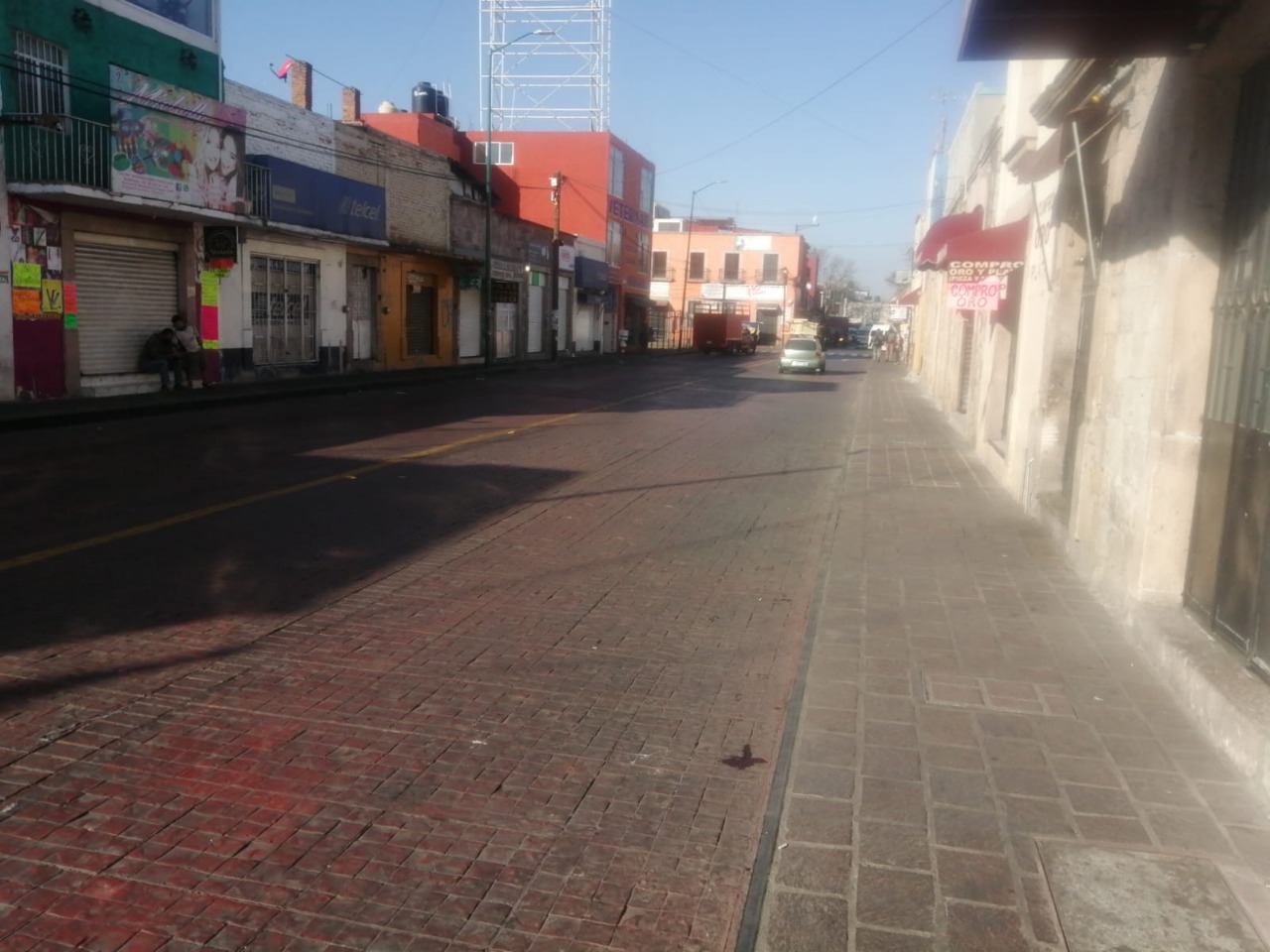 Se retiran comerciantes tolerados en espacios públicos de Morelia.