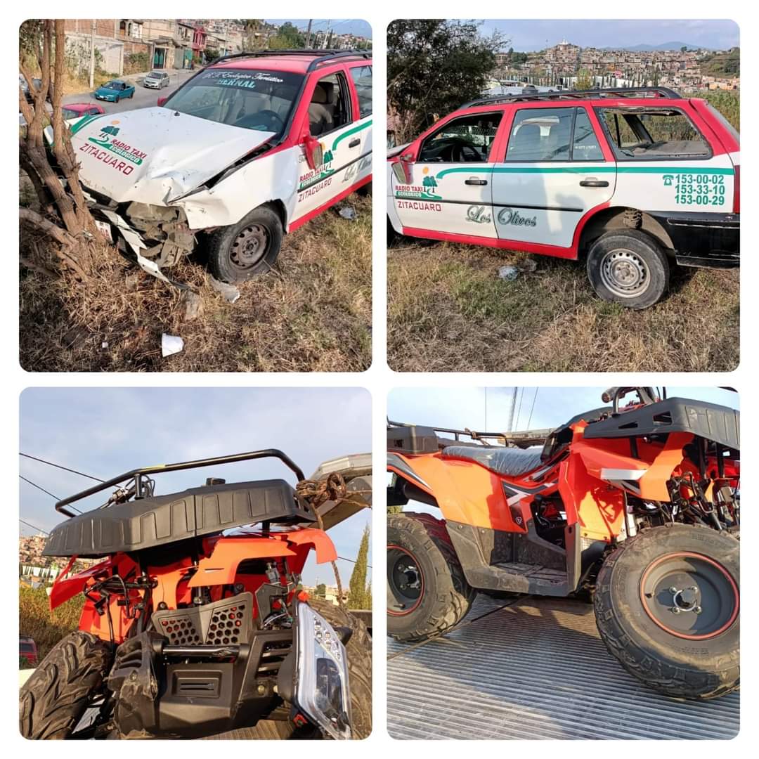 Abandera SSPM varios accidentes automovilísticos en #Zitácuaro