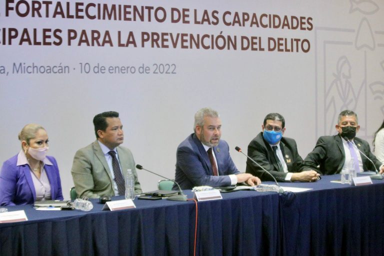 Bedolla y UNODC, coordinan programa por un Michoacán sin violencia contra la mujer.