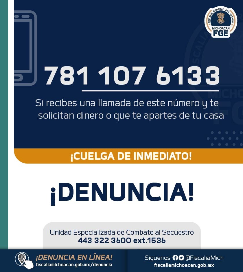 A salvo, adulto mayor que fue víctima de extorsión virtual en Ciudad Hidalgo.