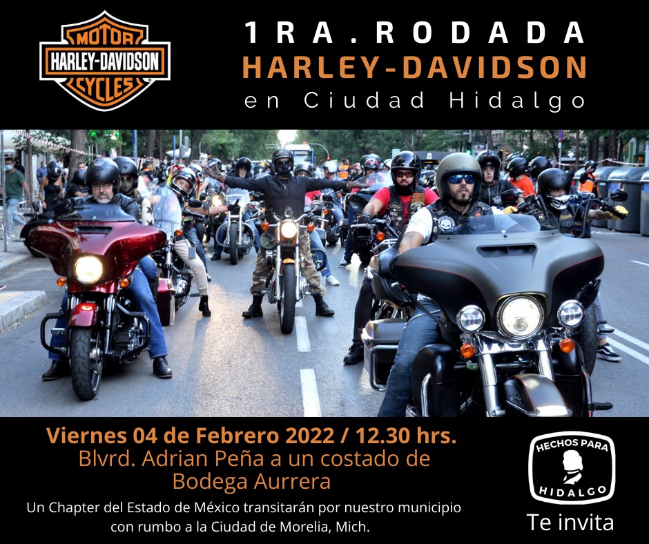 La Primer Rodada Harley Davidson Chapter del Estado de México pasará por el municipio