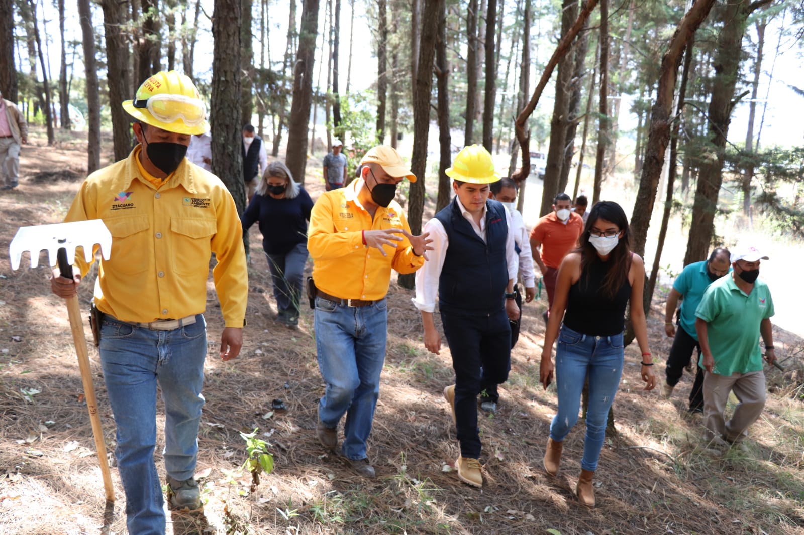 Inicia alcalde Toño Ixtláhuac trabajos para prevenir incendios forestales
