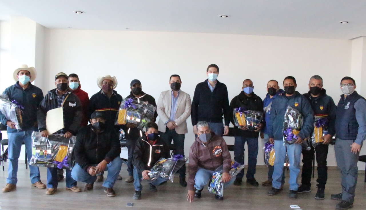 Con entrega de insumos, garantizan seguridad laboral a trabajadores del ayuntamiento