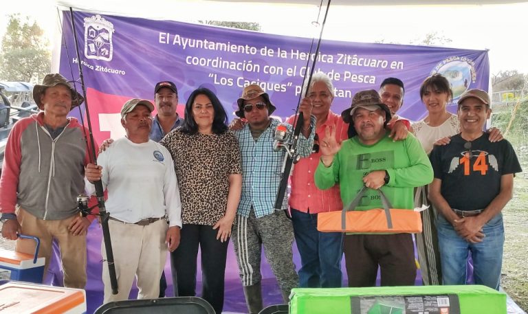 Participan más de 200 pescadores en el torneo de Pesca Deportiva en La Presa del Bosque