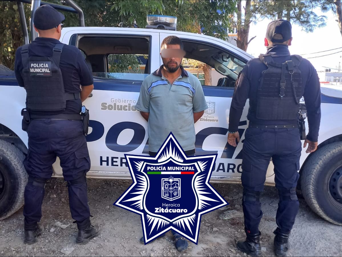 Por delitos contra la salud sujeto es detenido por la Policía Heroica