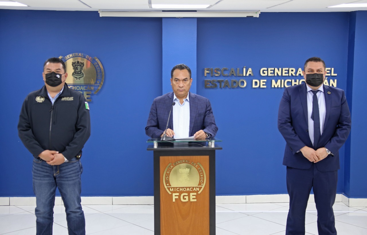 Detiene FGE a tres hombres, presuntos responsables del homicidio del alcalde de Contepec. 