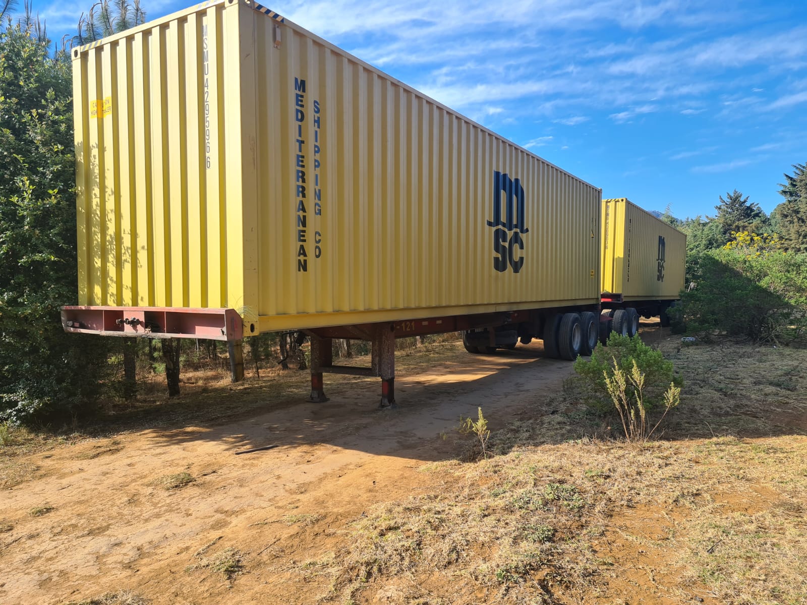 SSP recupera dos contenedores robados momentos antes, en Áporo