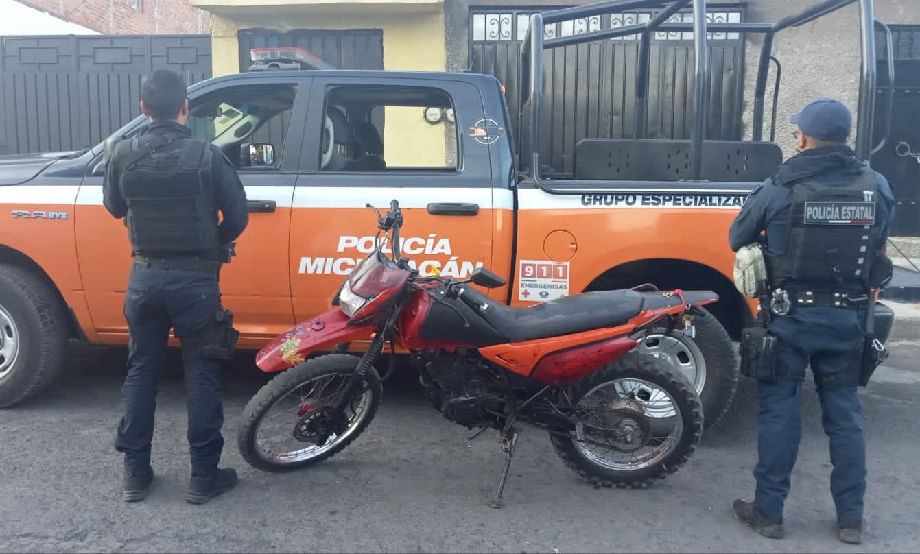 SSP asegura a dos en posesión de droga, en Morelia