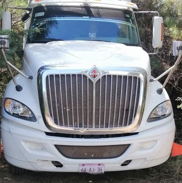 En diversos hechos, SSP asegura dos tractocamiones que cuentan con reporte de robo