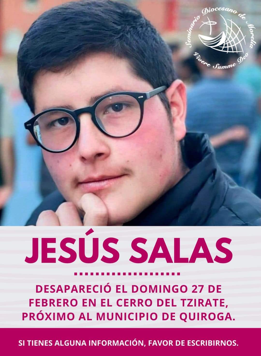 Buscan a seminarista que acudió a una excursión a Quiroga y está desaparecido.