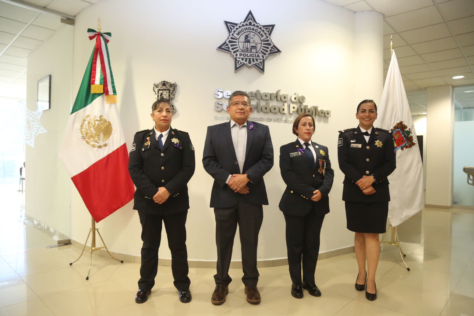 El ámbito policial, también es para las mujeres: oficiales condecoradas de la SSP