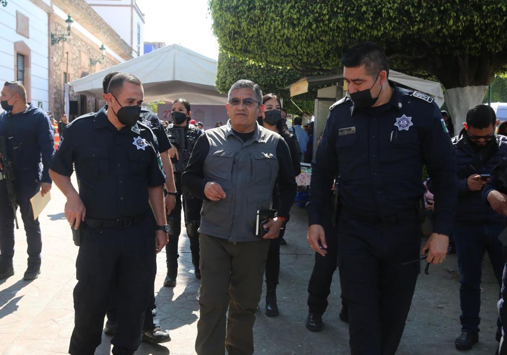 Estado y Ayuntamiento de Zitácuaro establecen encuentro en materia de seguridad.