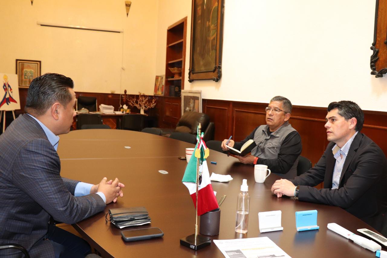 Sostienen gobierno municipal y estado reunión para reforzar estrategia de seguridad en el municipio