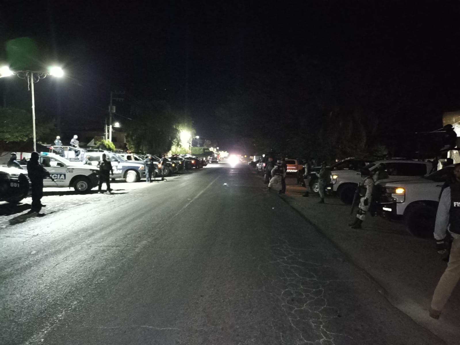 SSP y GN refuerzan dispositivo de seguridad en Sahuayo, tras agresión a Policía Municipal.